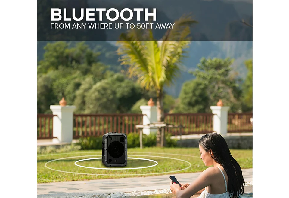 Portable Splashproof Trolley Speaker - Image 6