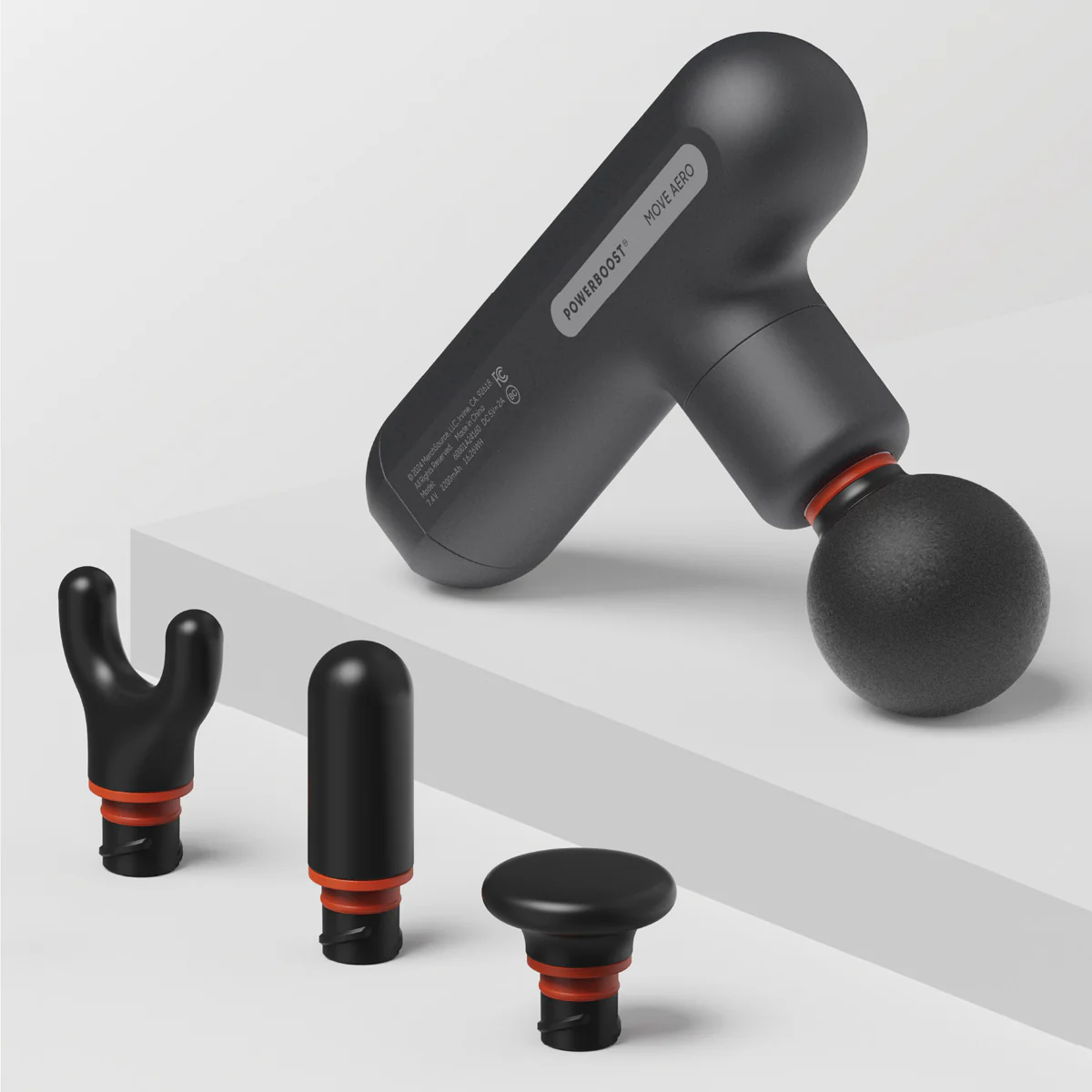 Powerboost Move Portable Percussion Massager Aero by Sharper Image - Image 2