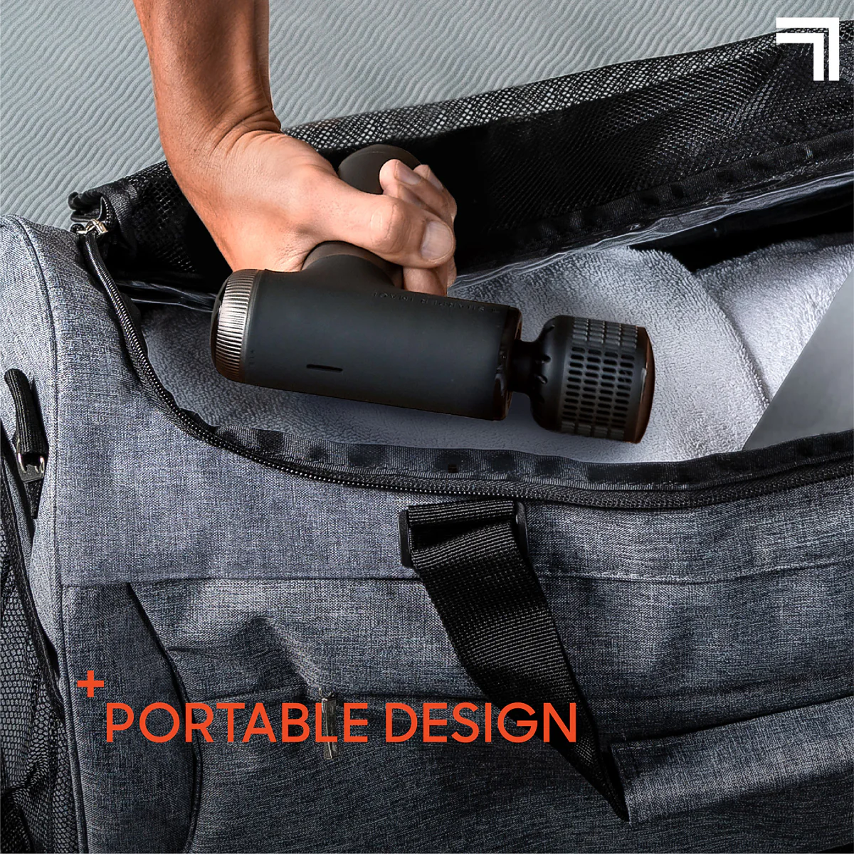 PowerBoost Pro Plus Hot and Cold Compact Massage Gun by Sharper Image - Image 8