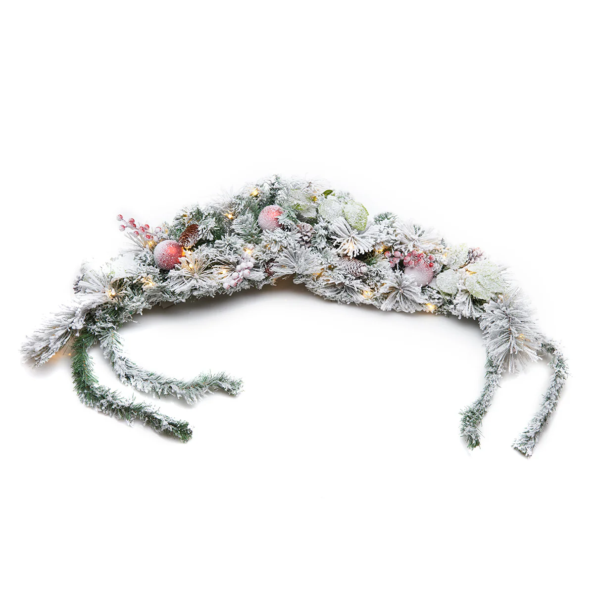 Pre-Lit Mailbox Wreath - Image 2