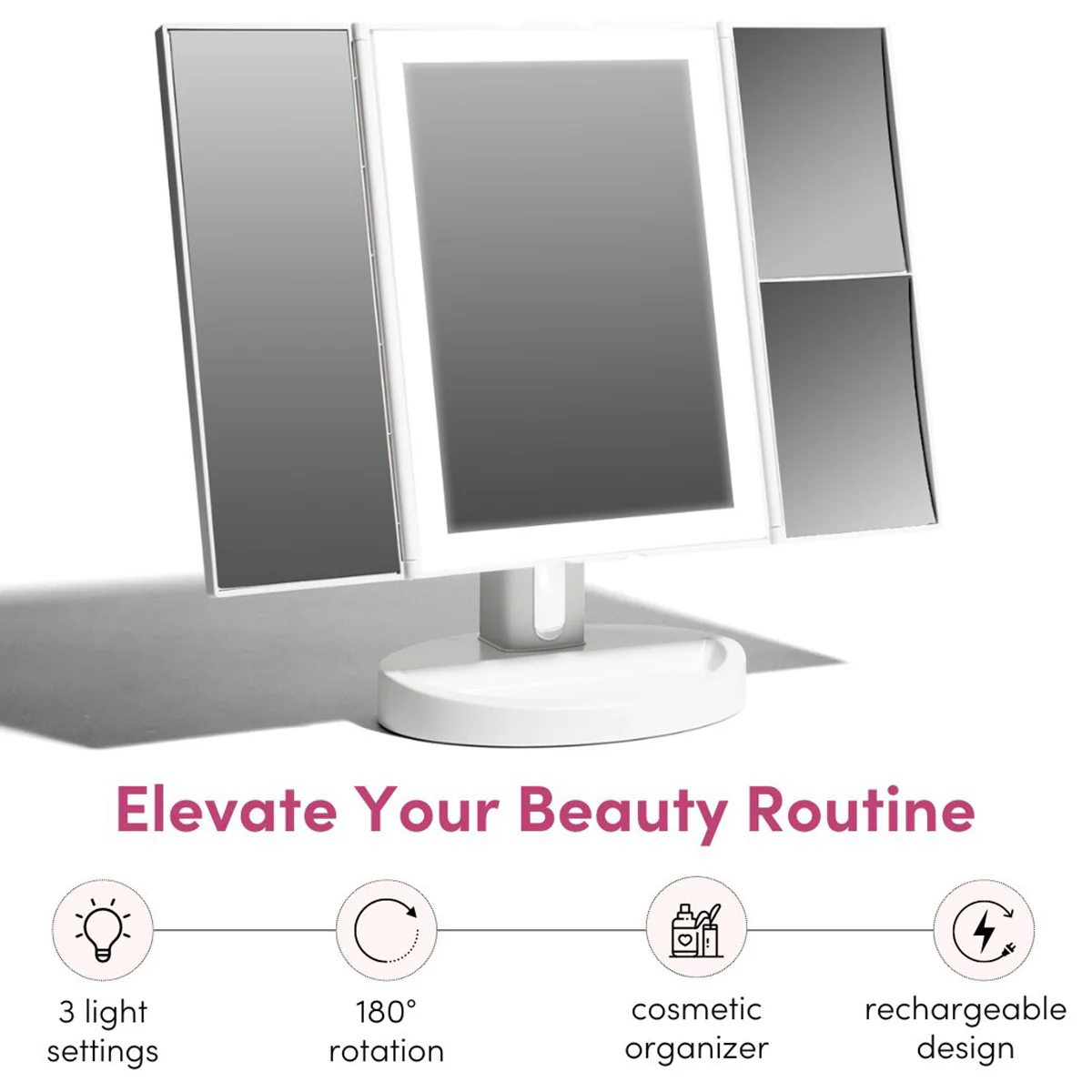 Premium Multiple Magnification Vanity Mirror - Image 8