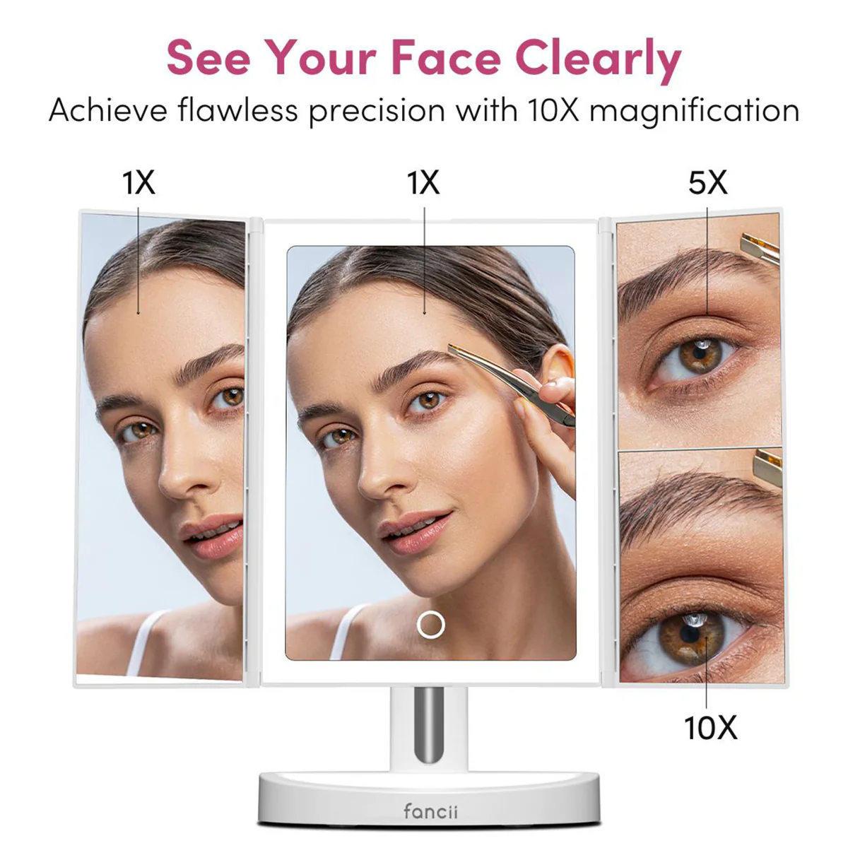 Premium Multiple Magnification Vanity Mirror - Image 9
