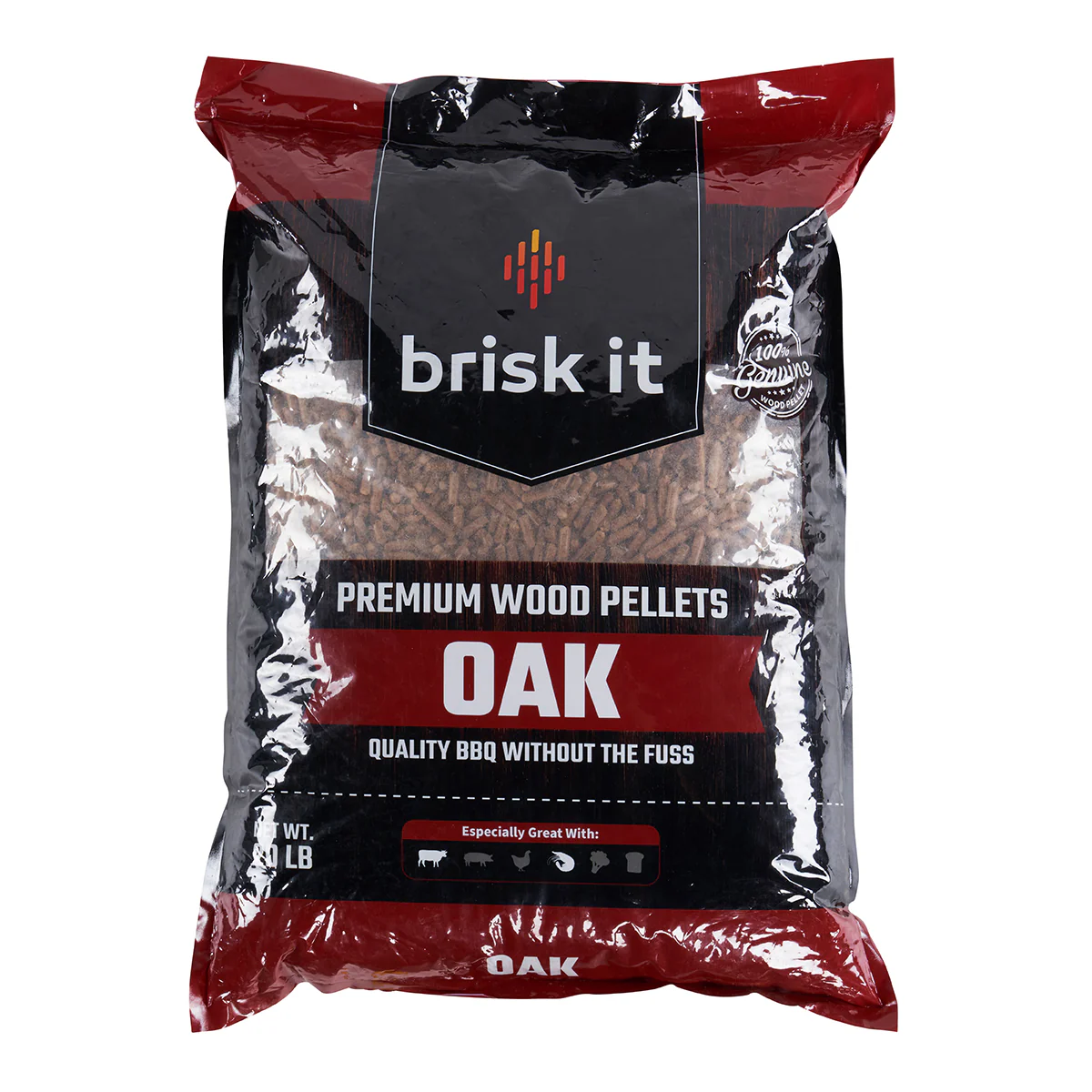 Premium Oak Wood Pellets for Smart Wood Pellet Smoker Grill - Image 2