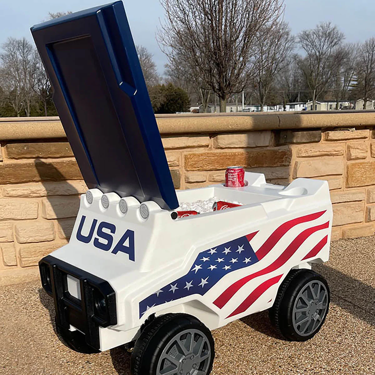 RC American Flag Rover Cooler - Image 4