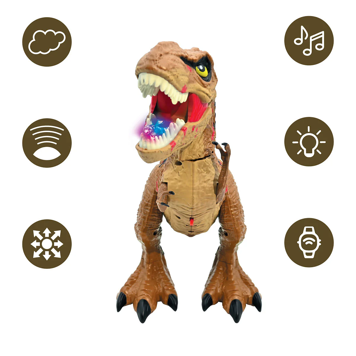RC Dinosaur with Smoke and Lights - Image 4