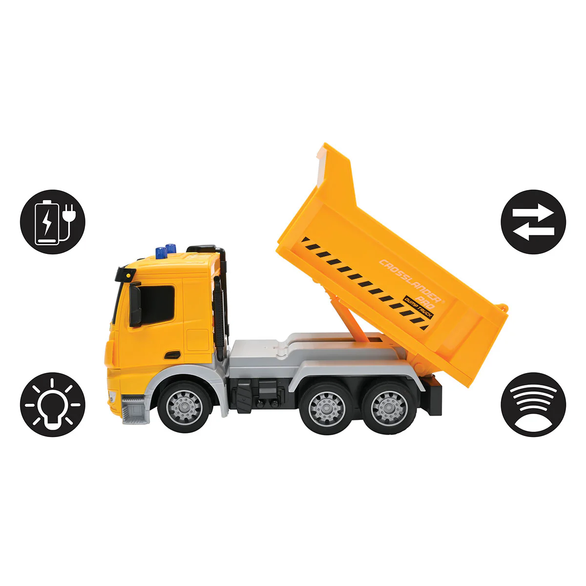 RC Dump Truck with Lights and Sounds - Image 4