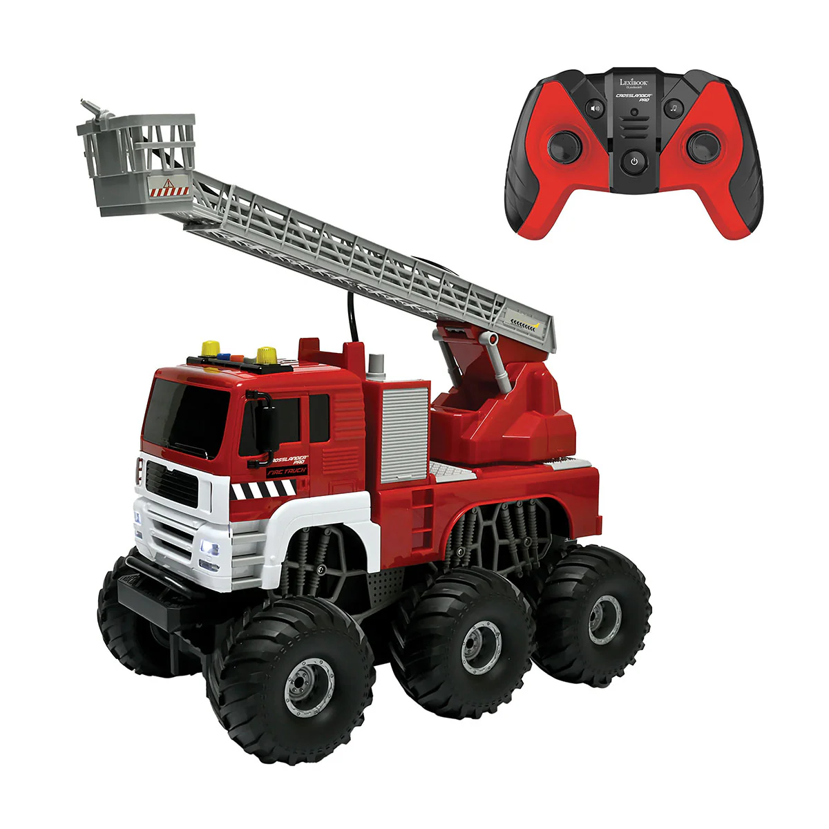 RC Fire Truck with Lights and Sounds - Image 3