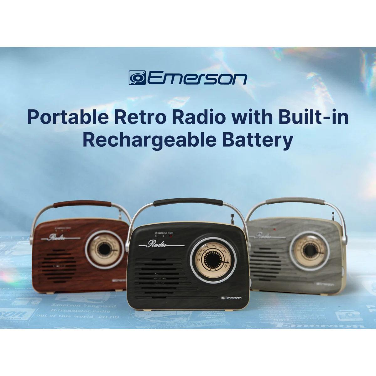 Retro AM/FM Radio with Bluetooth - Image 15