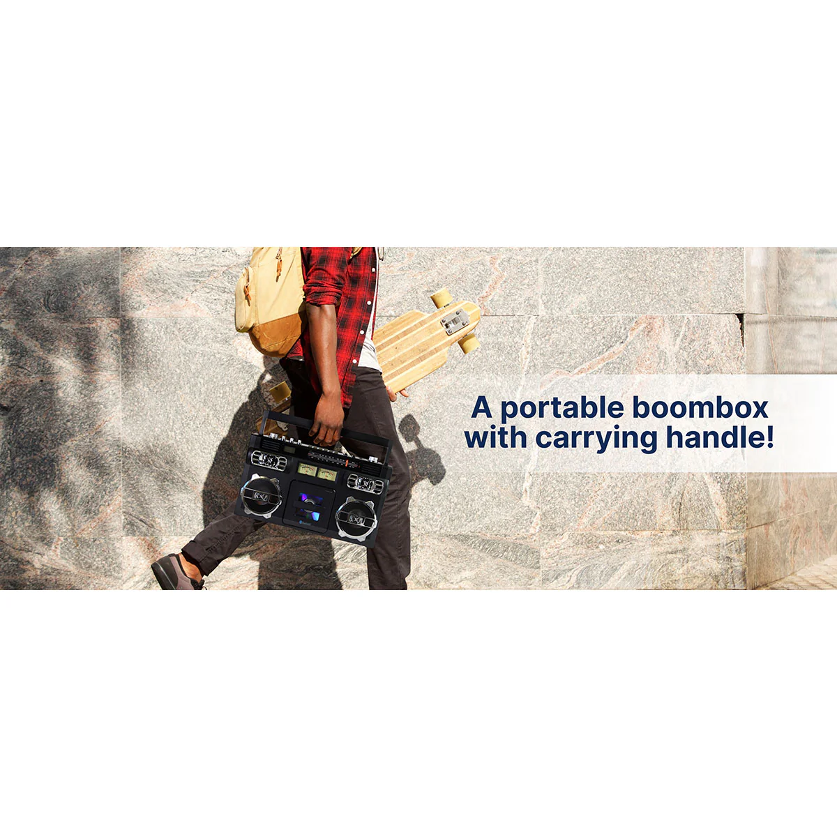 Retro Portable CD Boombox - Image 9
