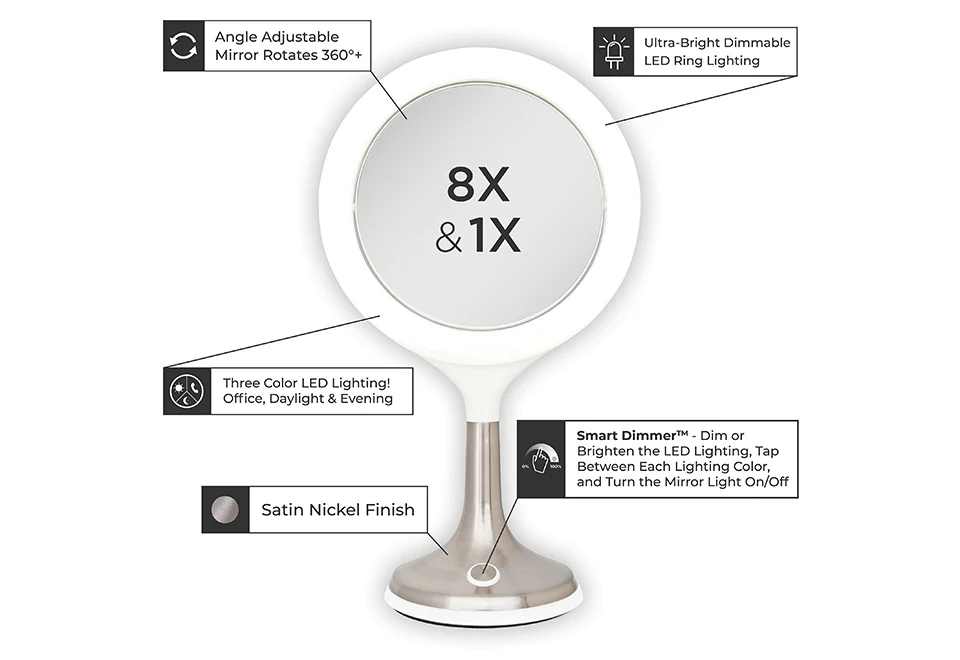 Ring Light Vanity Mirror - Image 4