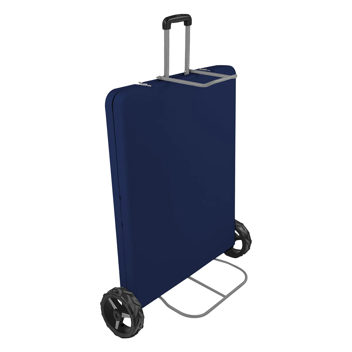 Rolling Table with 4 Folding Chairs Combo - Image 3