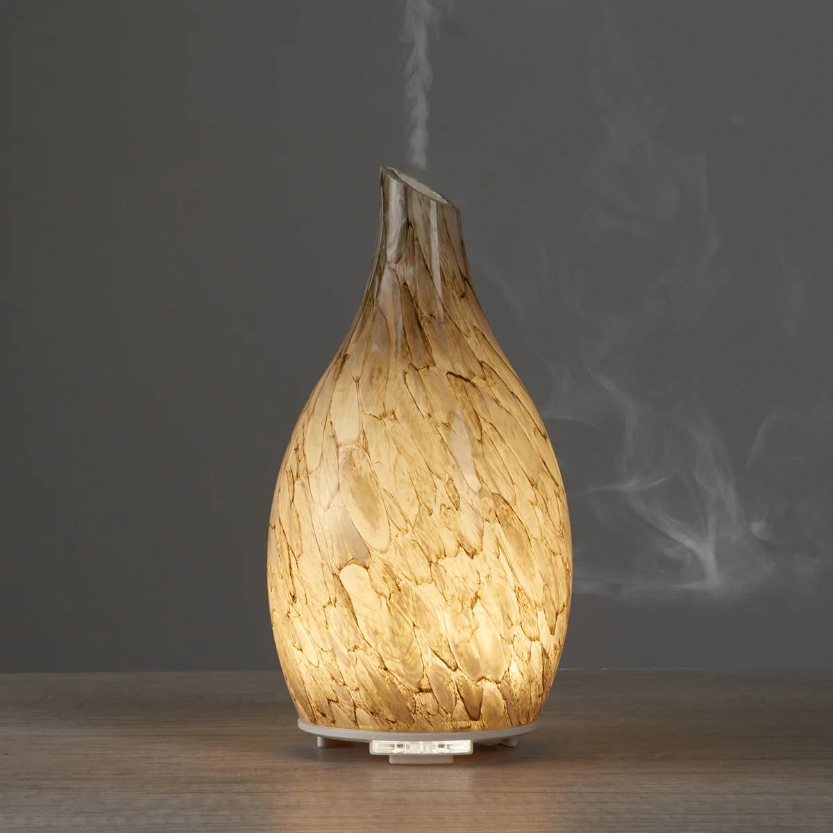 Sand-Blasted Glass Ultrasonic Aromatherapy Diffuser by Sharper Image - Image 3