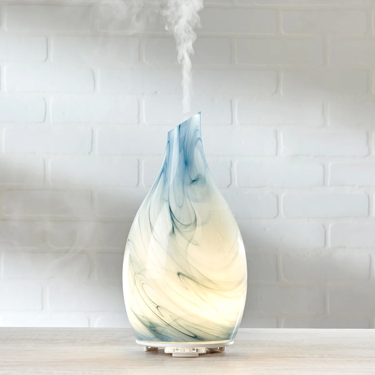 Sand-Blasted Glass Ultrasonic Aromatherapy Diffuser by Sharper Image - Image 5