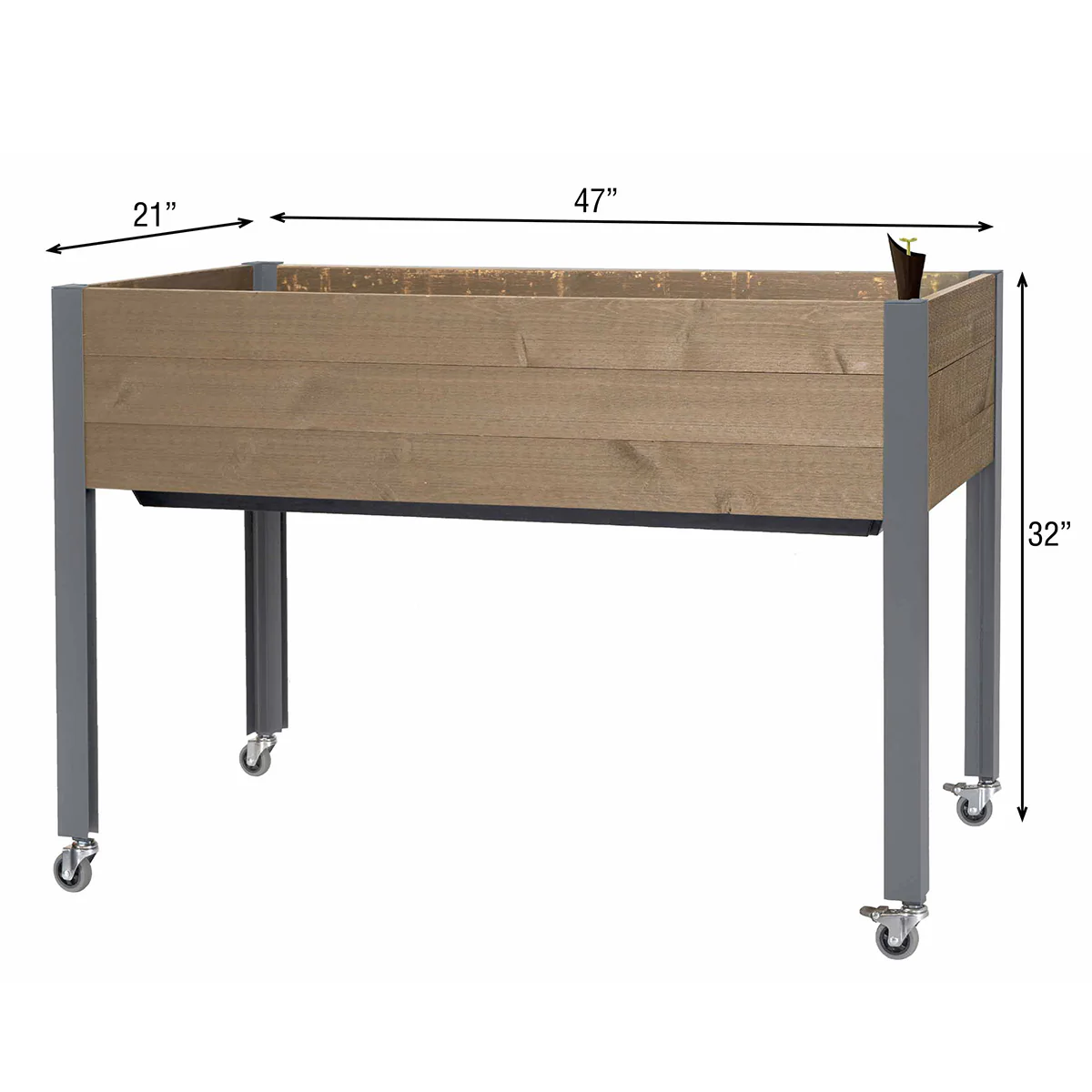 Self-Watering Elevated Planter - Image 7