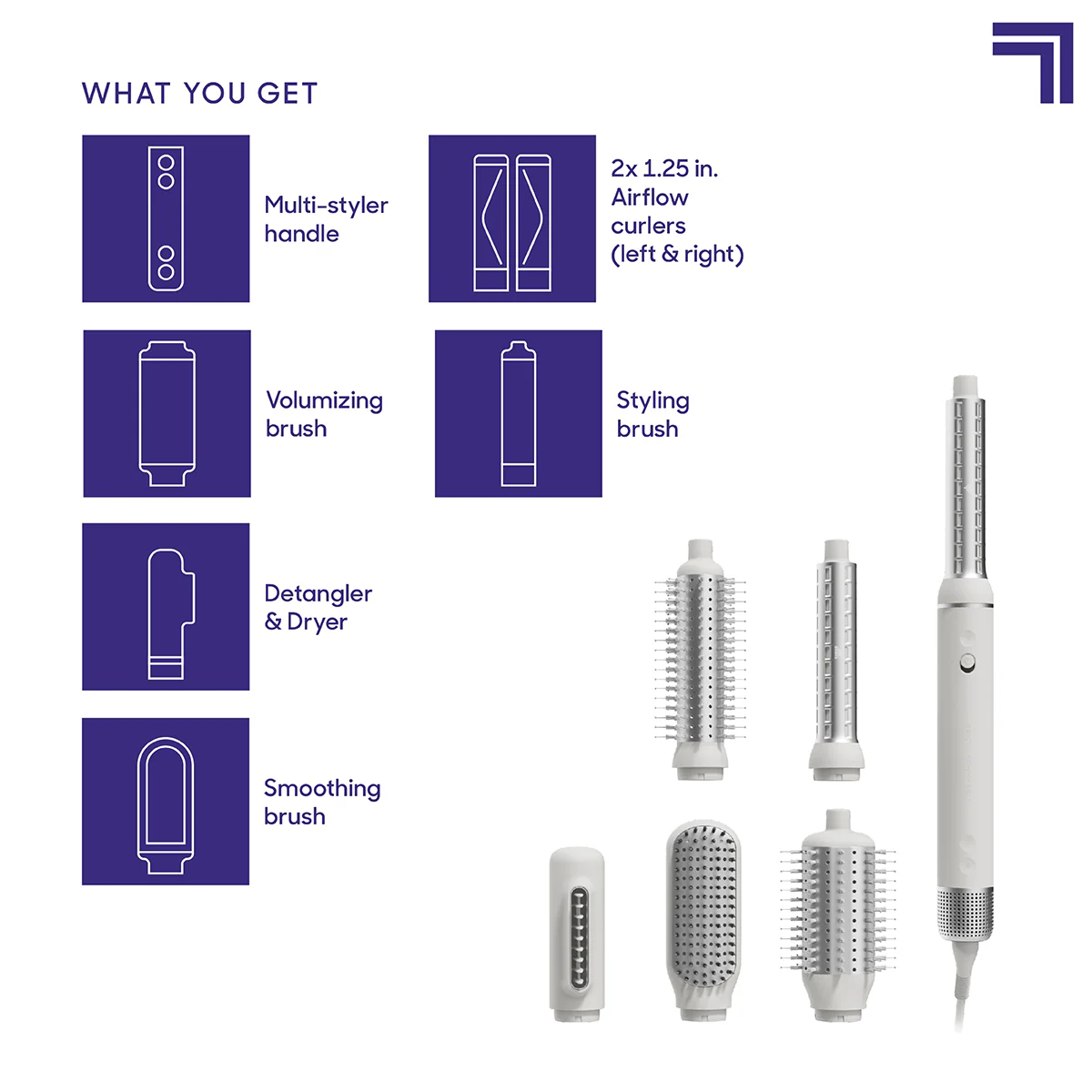 Sharper Image Revel Hair 6-in-1 Multi-Styler - Image 9