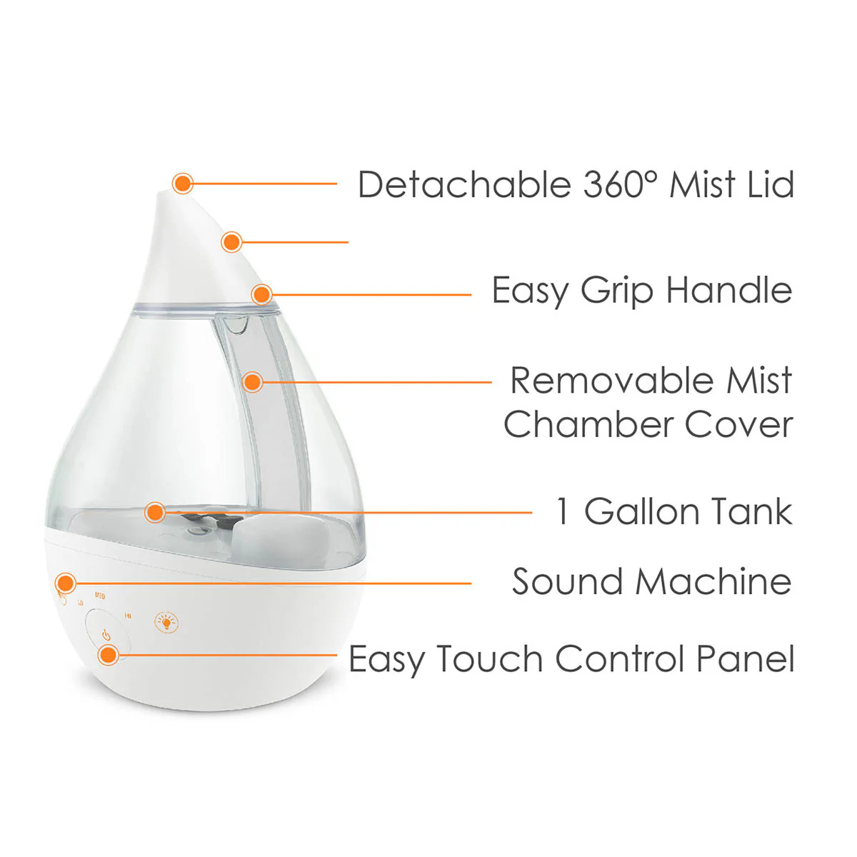 Sleep Humidifier with Soothing Sounds - Image 5
