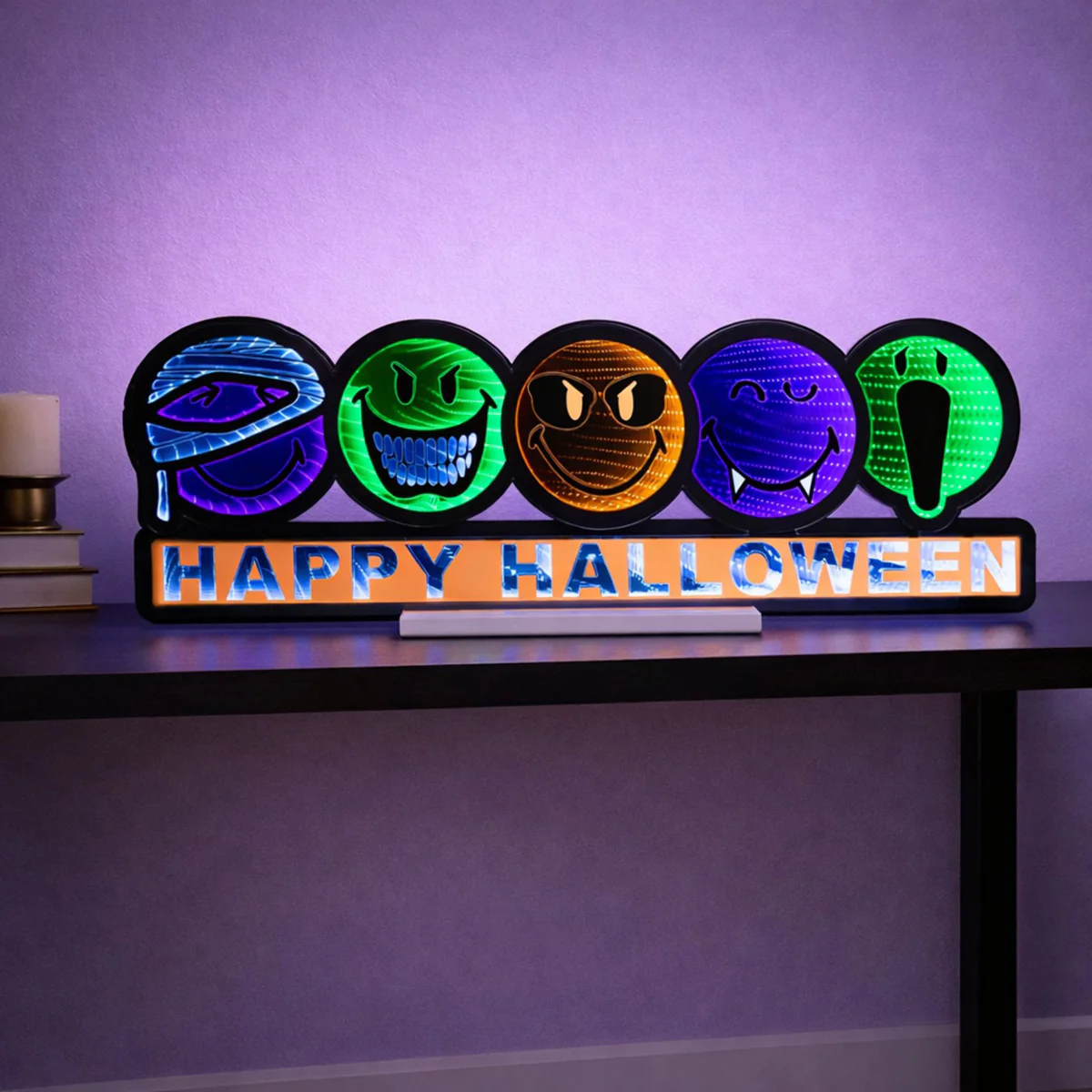 SmileyWorld Halloween LED Infinity Light - Image 3