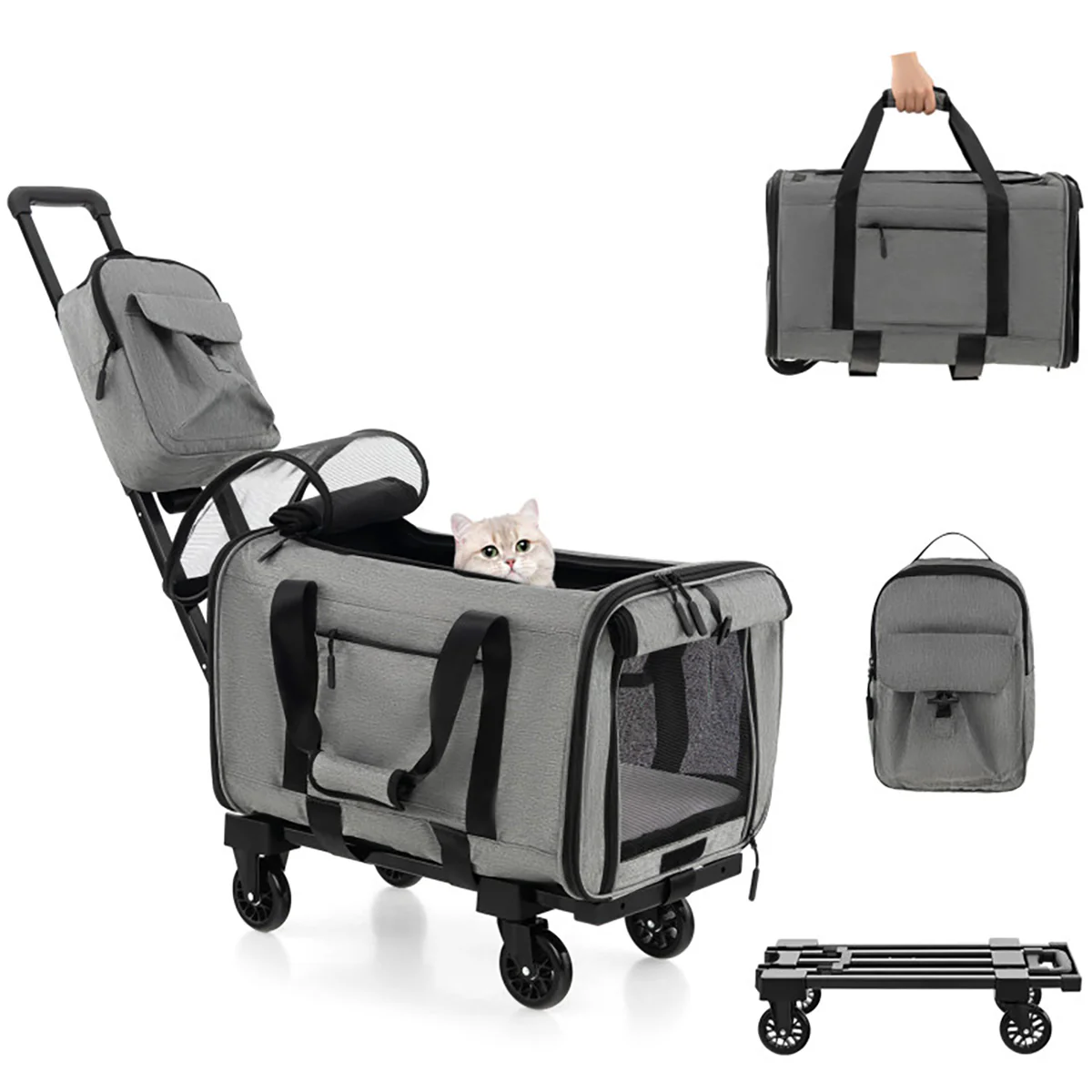 Soft Rolling Pet Carrier - Image 10