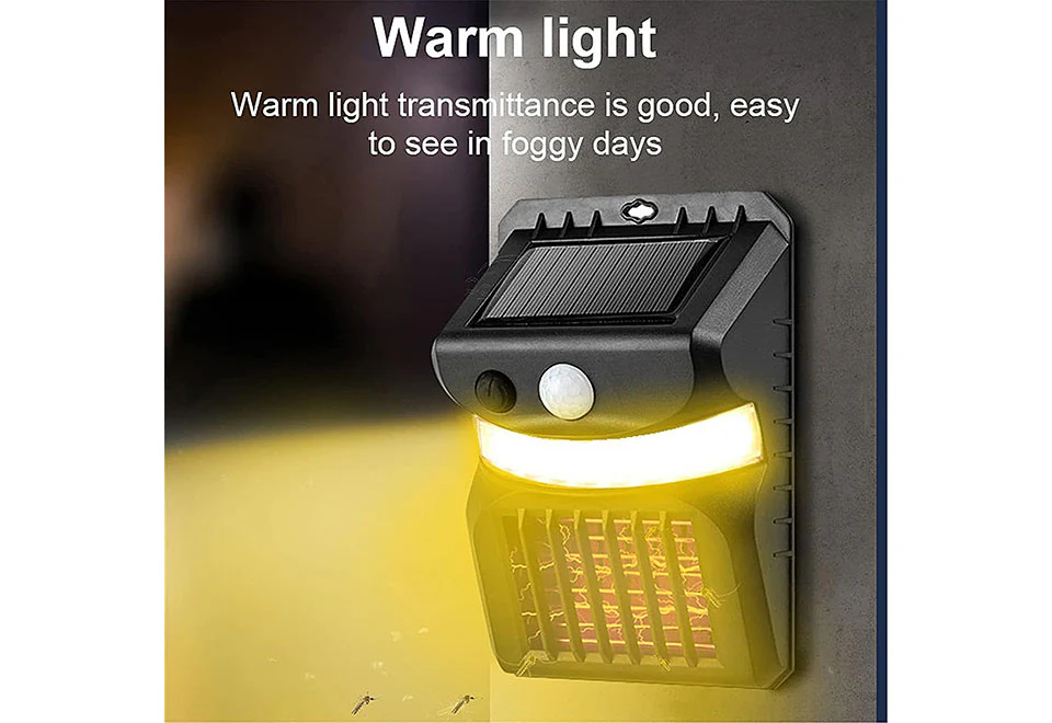 Solar Bug Zapper Motion Sensor Lights - Image 6