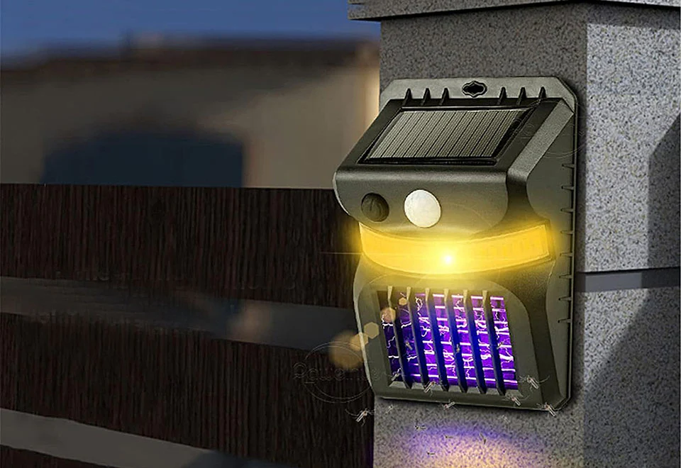 Solar Bug Zapper Motion Sensor Lights - Image 7