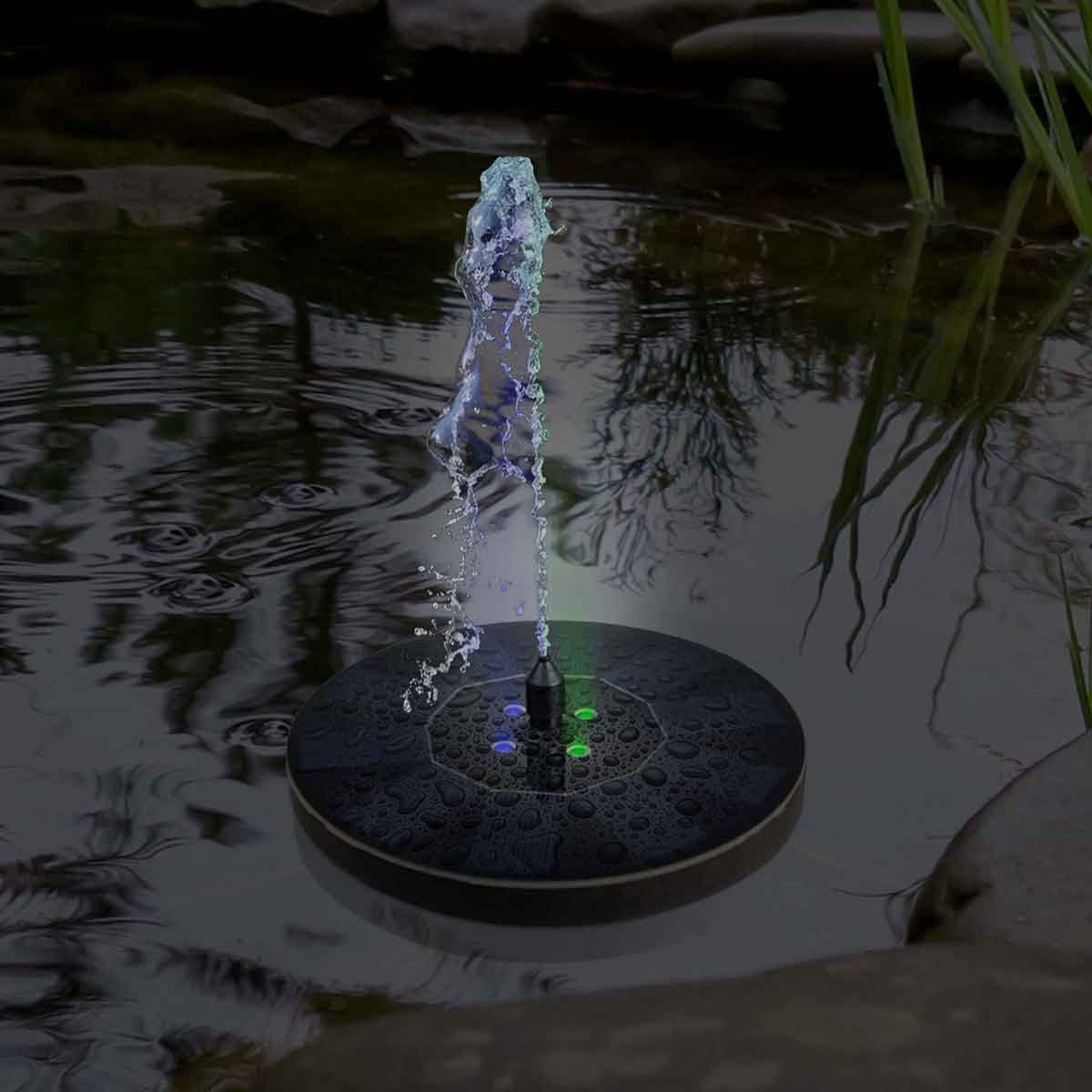 Solar Color-Changing Water Fountain - Image 3