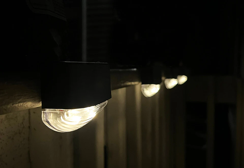 Solar Powered LED Deck Lights (Set of 4) - Image 12