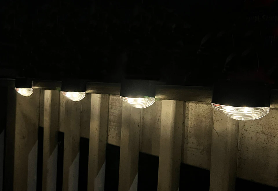 Solar Powered LED Deck Lights (Set of 4) - Image 8