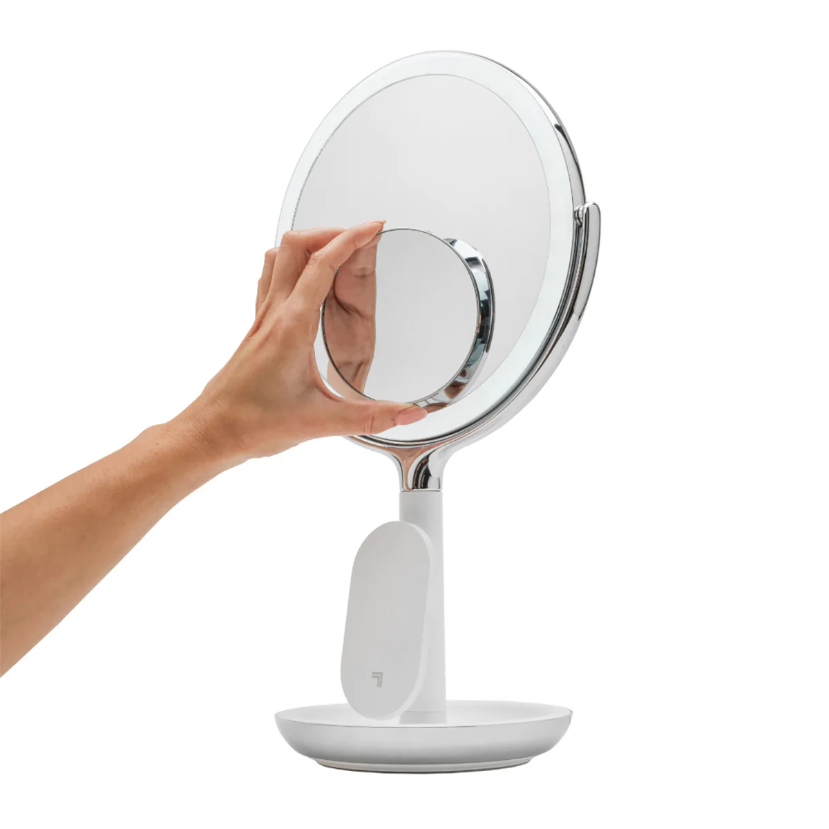 Spa Studio LED Vanity Mirror with Wireless Charging by Sharper Image - Image 4