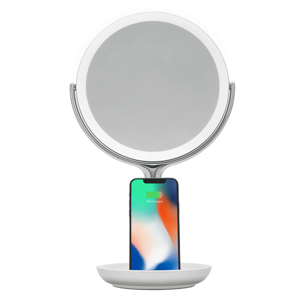 Spa Studio LED Vanity Mirror with Wireless Charging by Sharper Image - Image 5