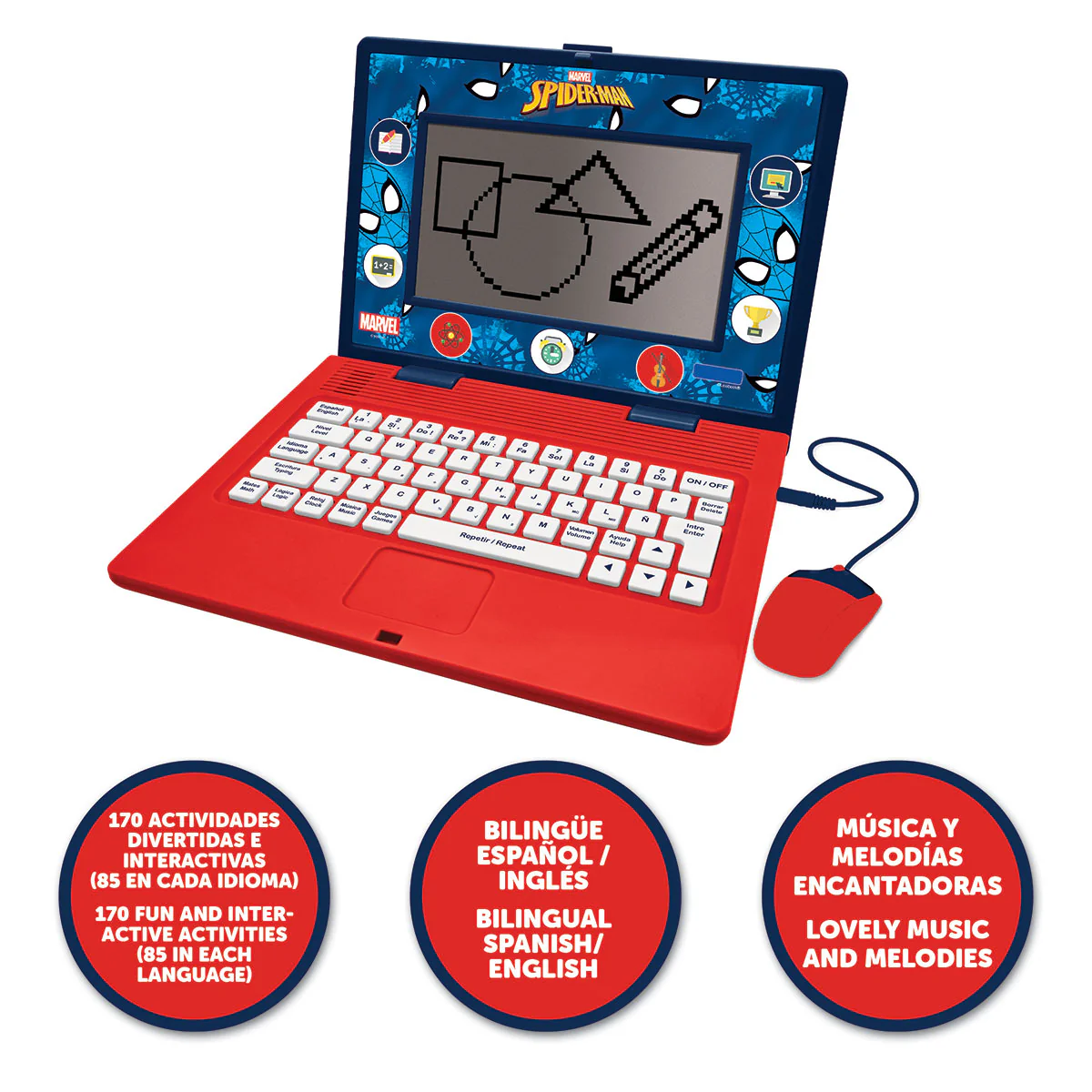 Spider-Man Bilingual Talking Educational Laptop - Image 9