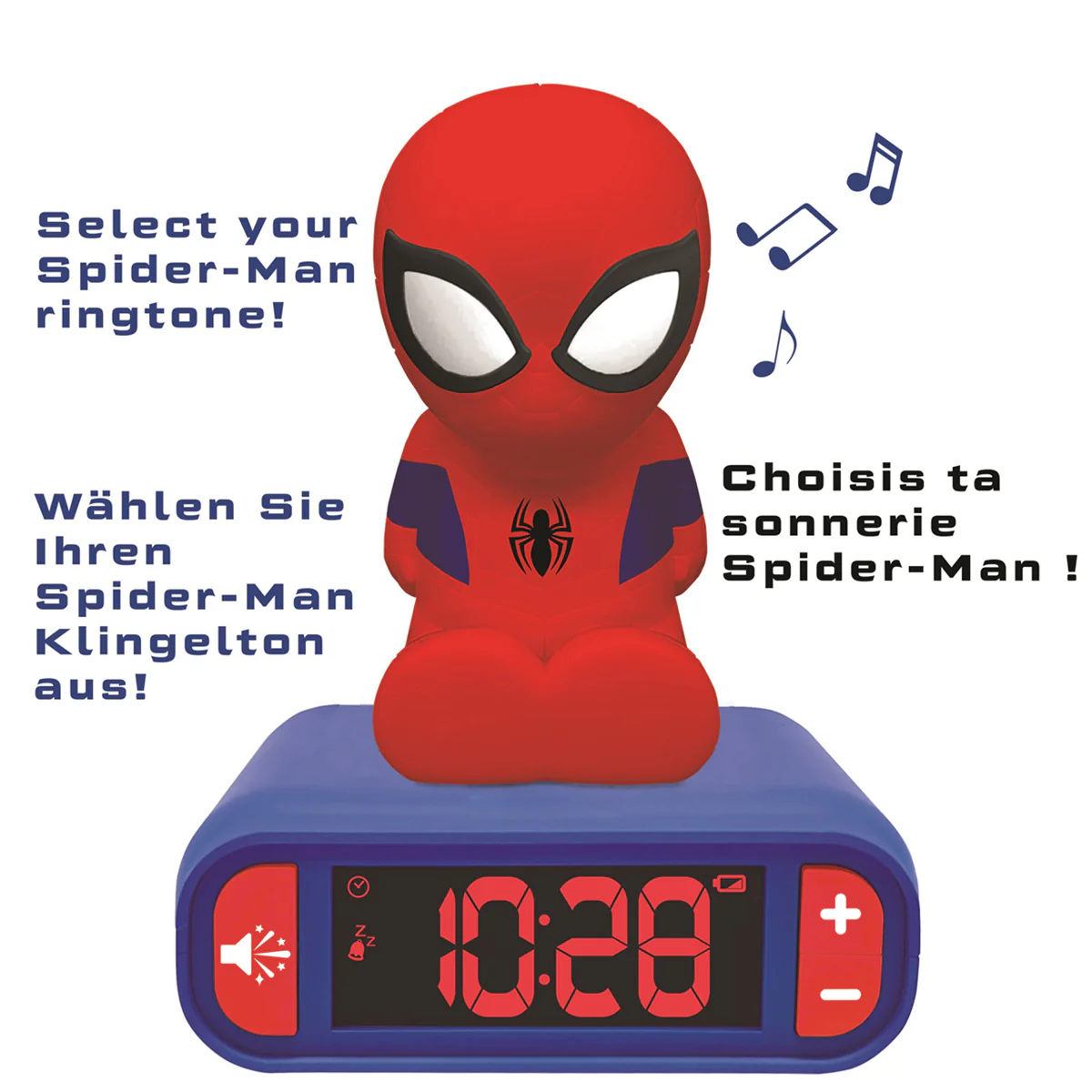 Spiderman Digital Alarm Clock with Nightlight - Image 4