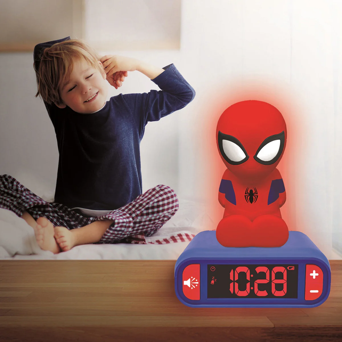 Spiderman Digital Alarm Clock with Nightlight - Image 6