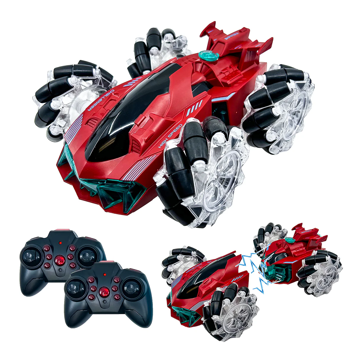 Split Shift 2-In-1 RC Stunt Car - Image 5
