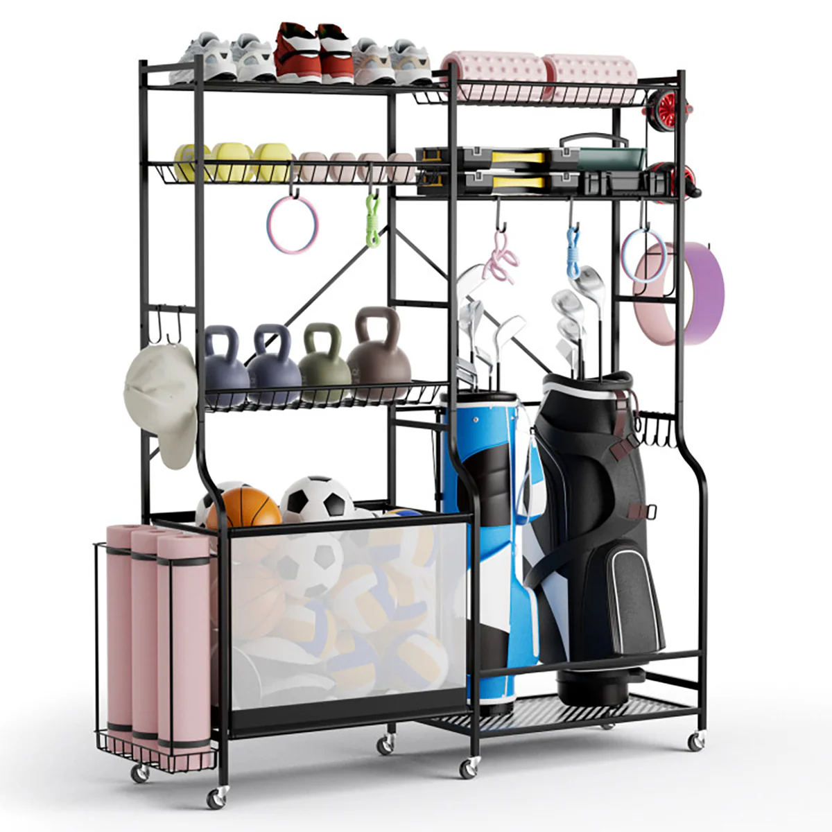 Sports Equipment Garage Organizer - Image 11