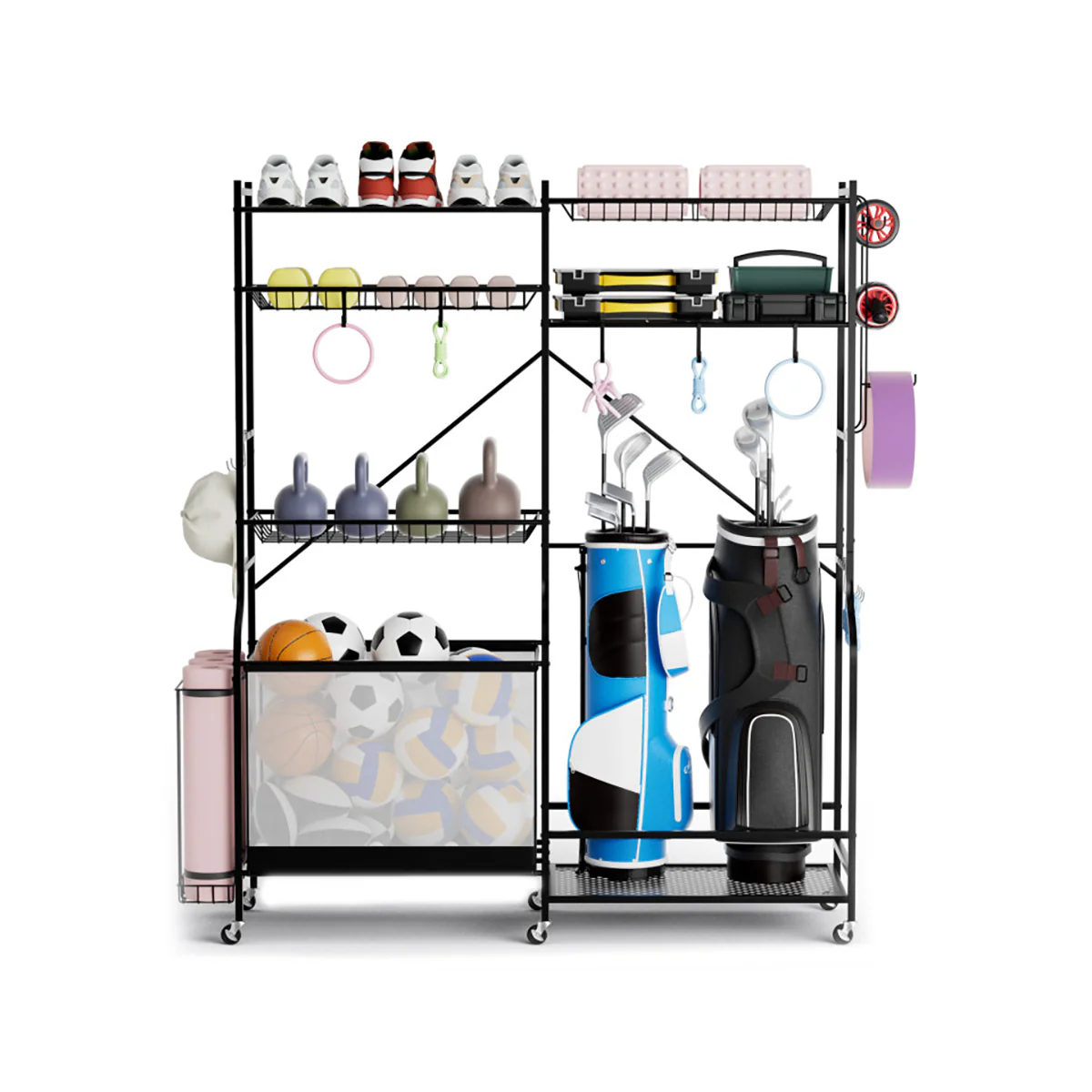 Sports Equipment Garage Organizer - Image 2
