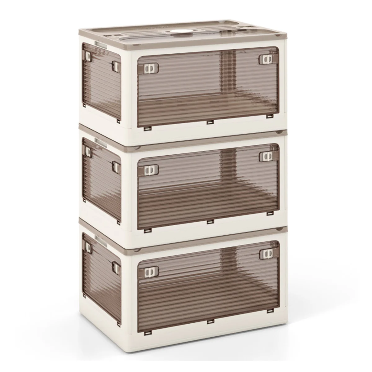 Stackable Storage Bins with Lids (Set of 3) - Image 19