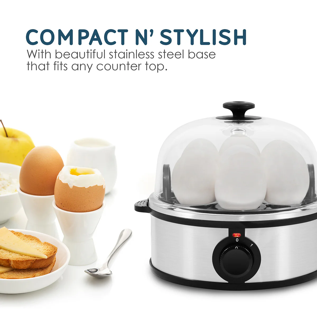 Stainless Steel Easy Egg Cooker - Image 7