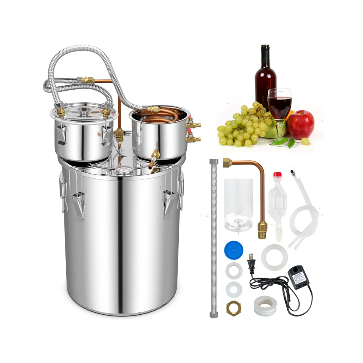 Stainless Steel Home Distillery Kit - Image 10