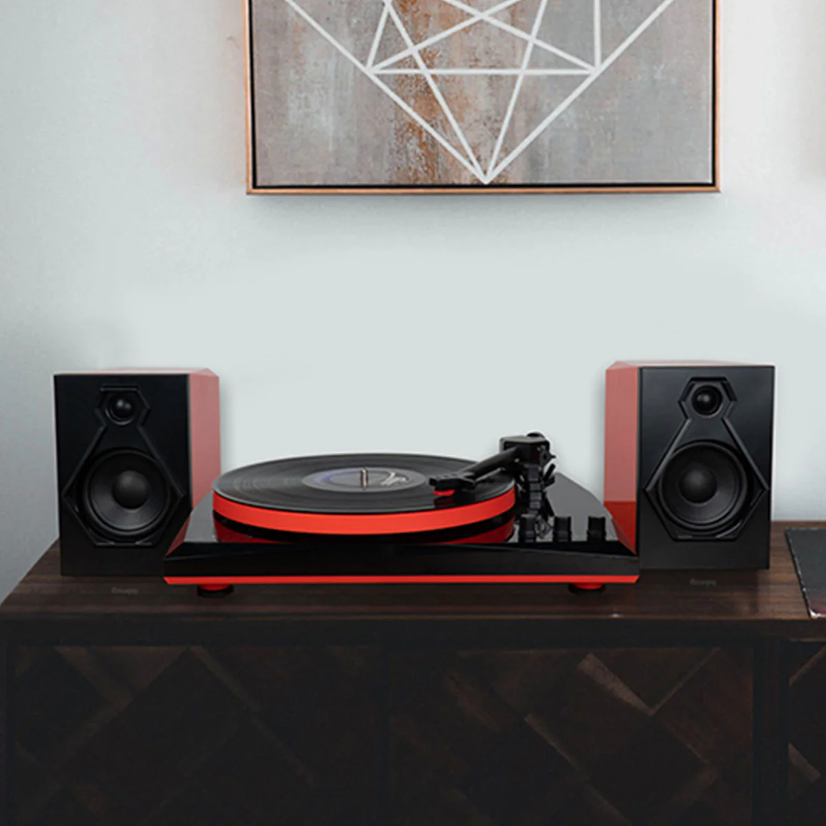 Stereo Turntable System with Speakers - Image 13