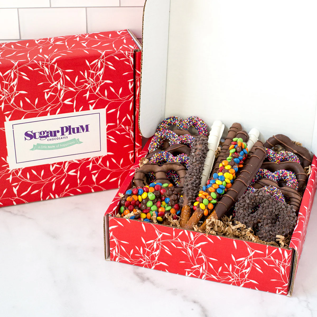 Sugar Plum Chocolate Pretzel Passion Gift Box - Image 3