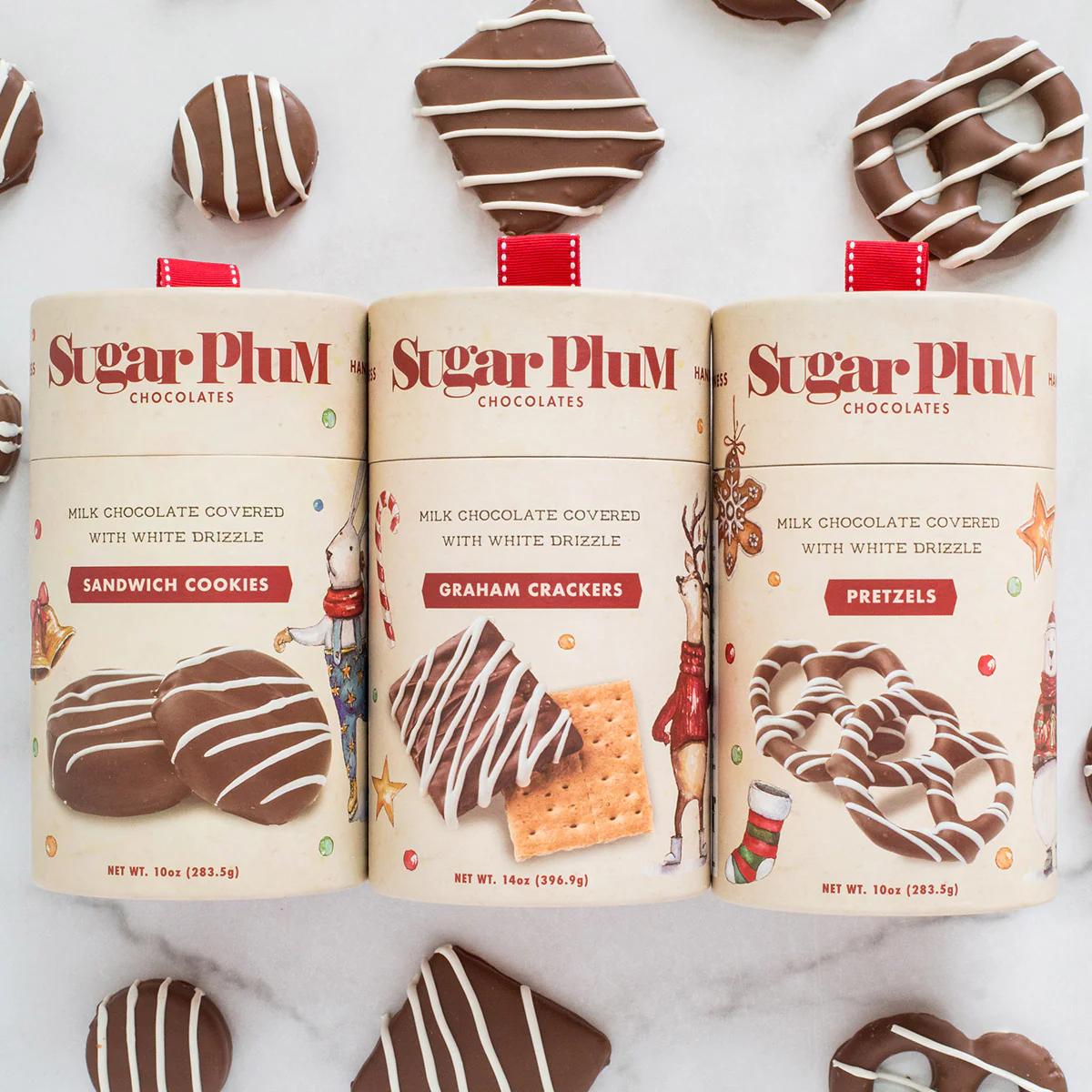 Sugar Plum Holiday Cheer Chocolate Treat Trio - Image 4