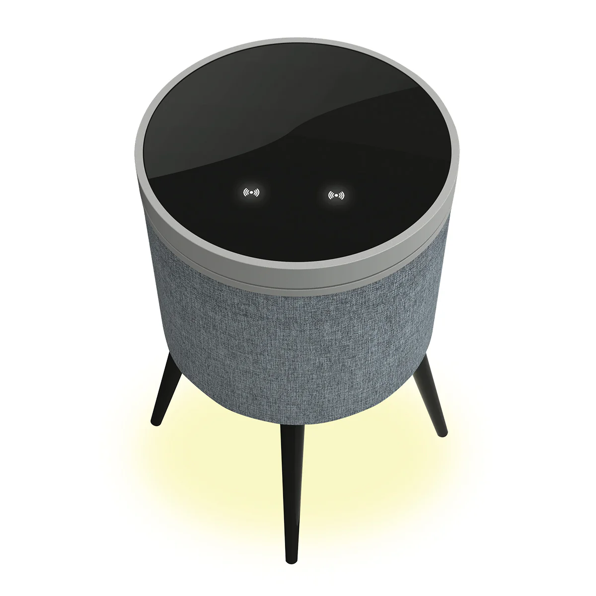 Swivel Top Bluetooth Speaker Side Table with Mood Lighting - Image 9