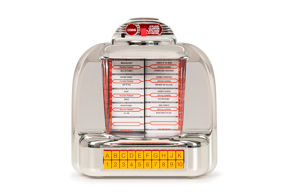 Tabletop Diner Jukebox Radio with Bluetooth - Image 3