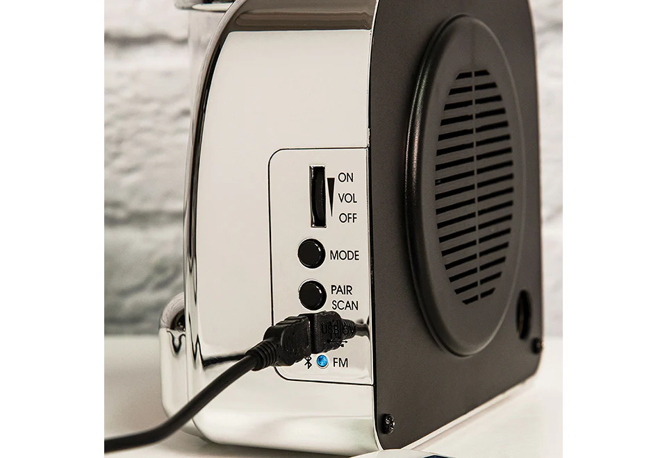 Tabletop Diner Jukebox Radio with Bluetooth - Image 6