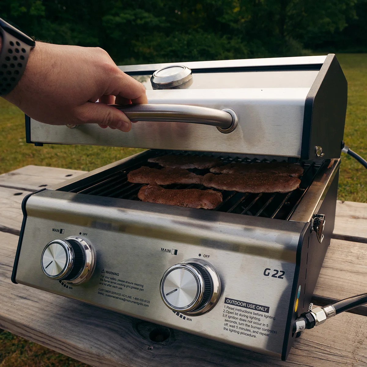 Tabletop Propane Gas Grill - Image 25
