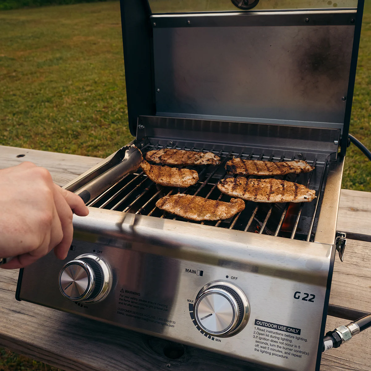 Tabletop Propane Gas Grill - Image 26
