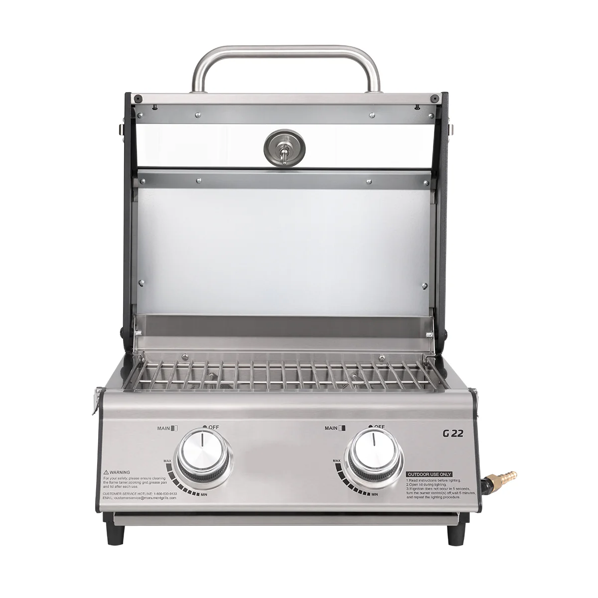 Tabletop Propane Gas Grill - Image 9
