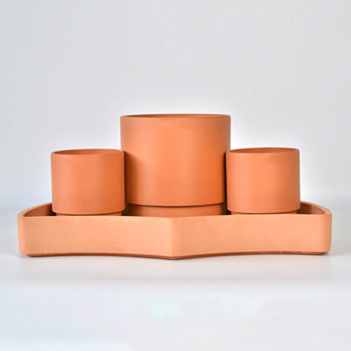 Tabletop Self-Watering Pot System for Indoor Plants (Set of 3) - Image 7