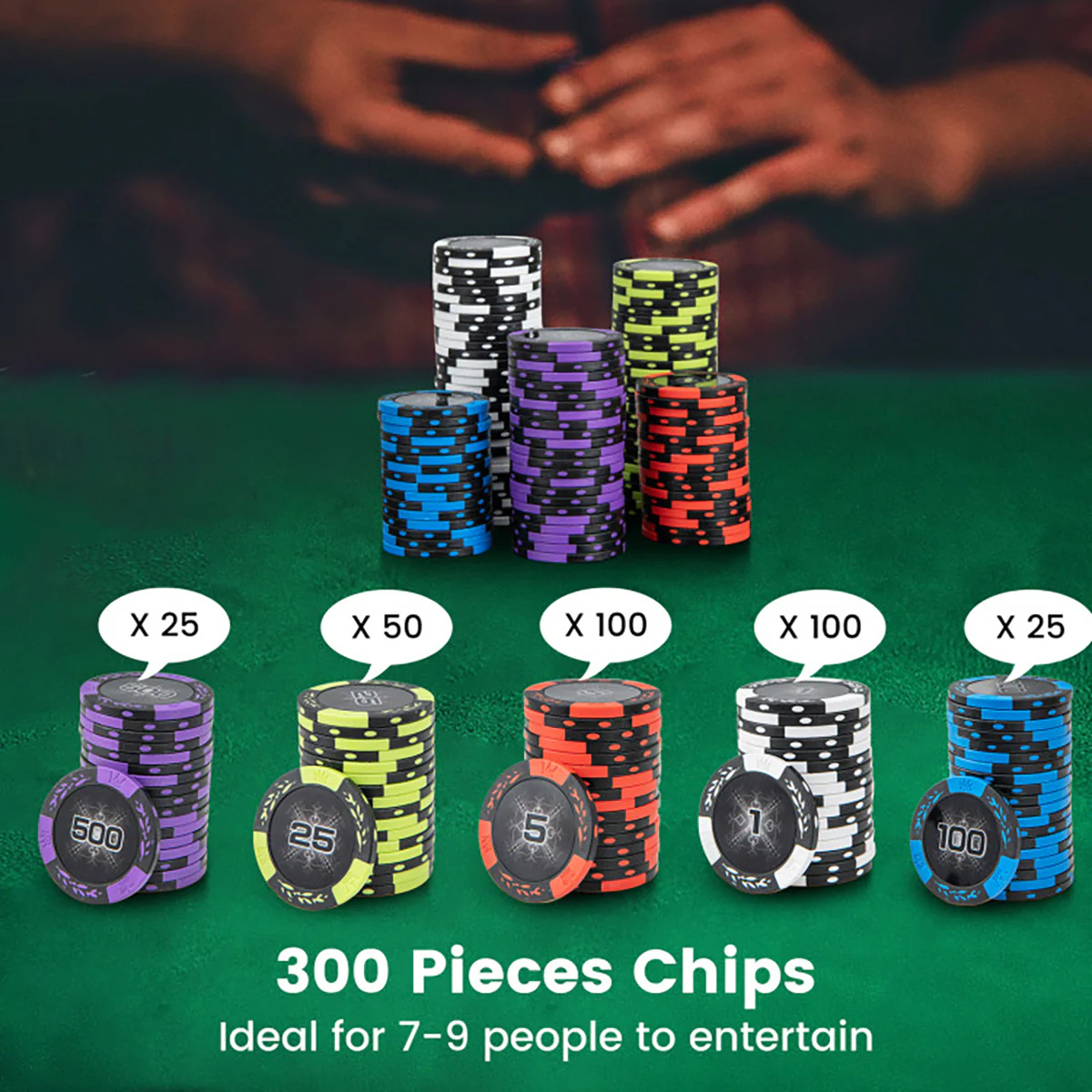 Texas Hold'em Poker Chip Set - Image 13