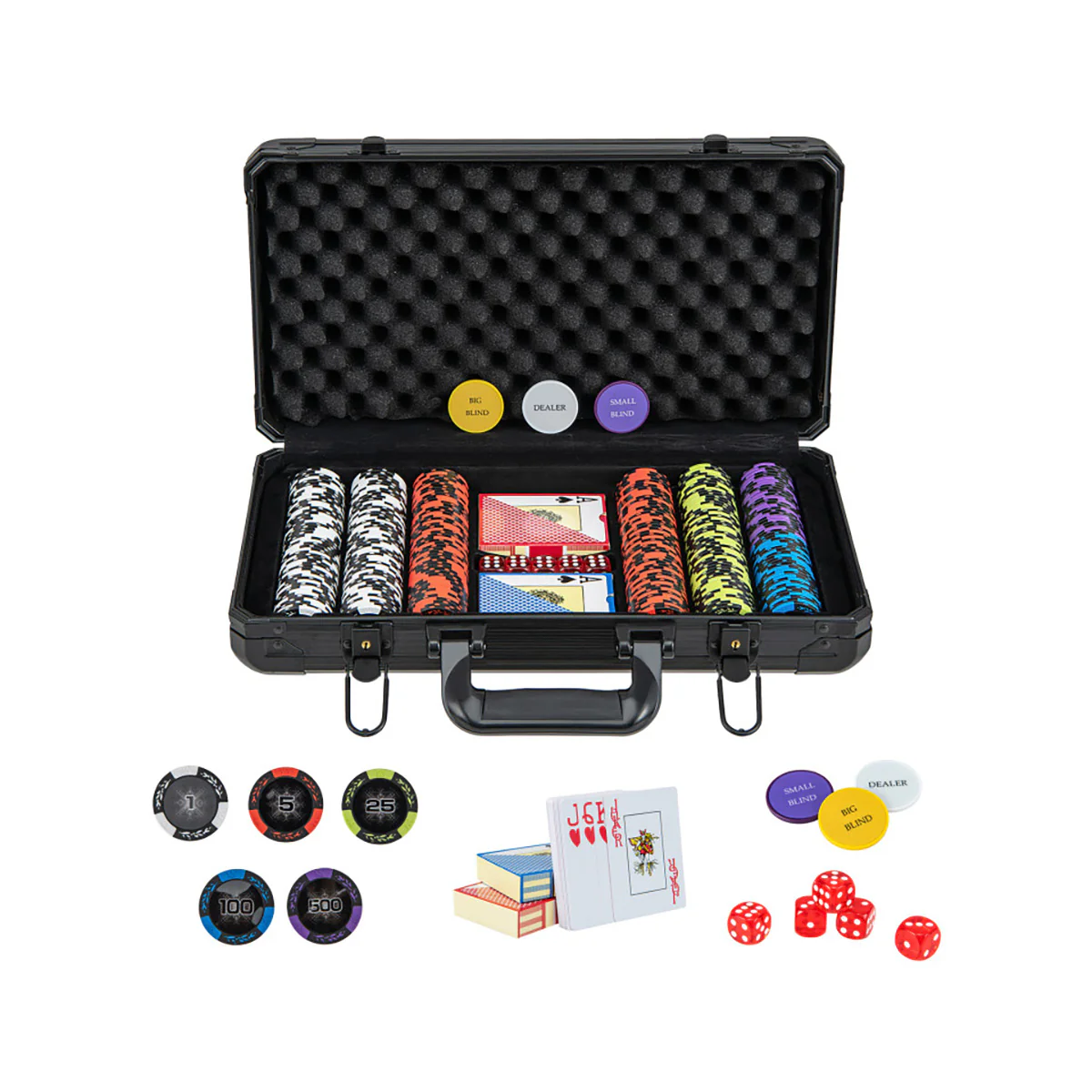 Texas Hold'em Poker Chip Set - Image 9